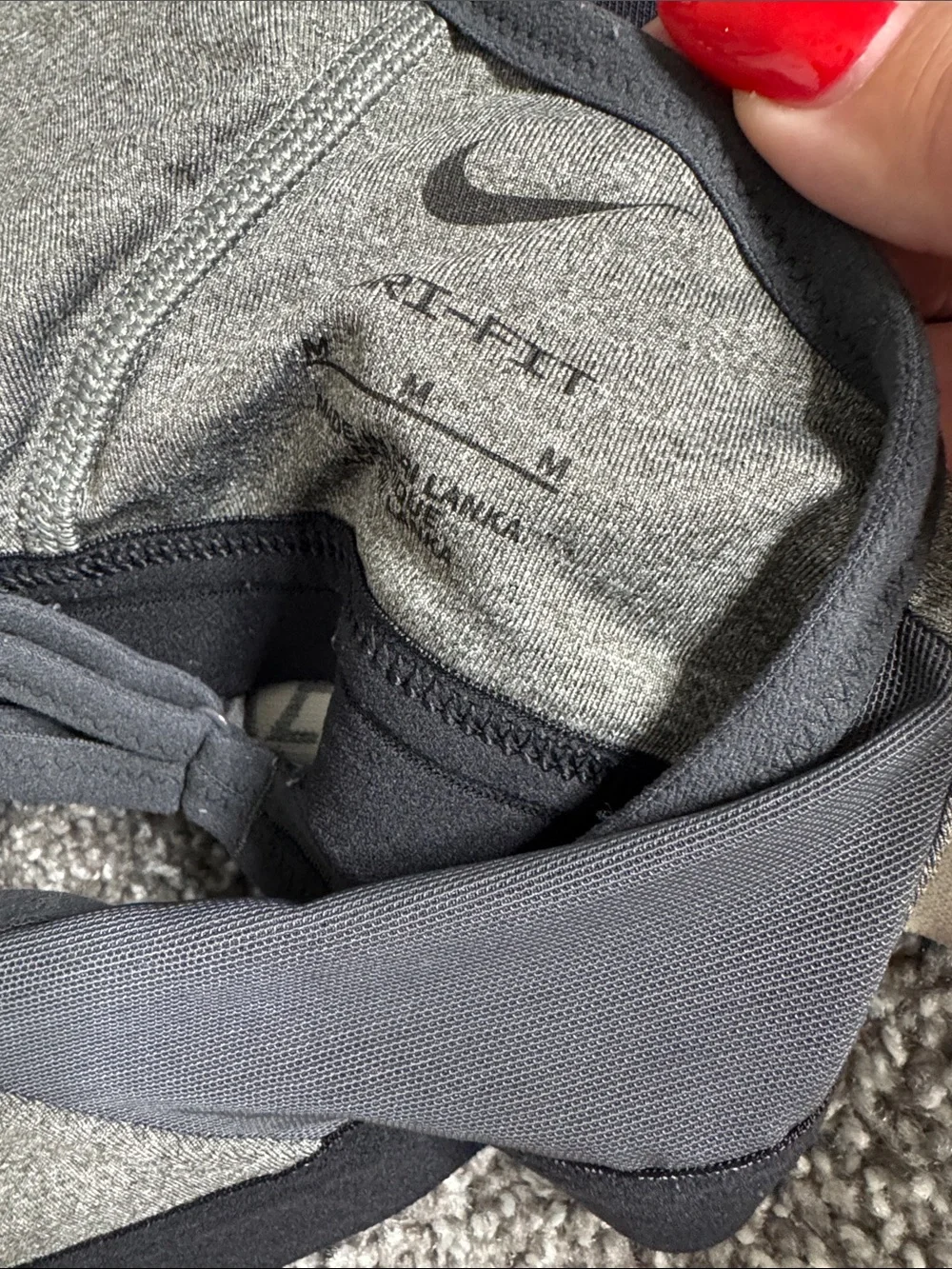 Nike Women's V-Back Sports Bras - Plum, Black, Blush Pink & Heather Gray